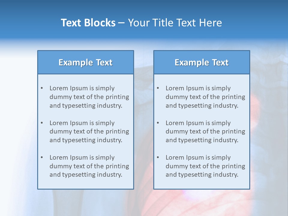 Image Torso Smile PowerPoint Template