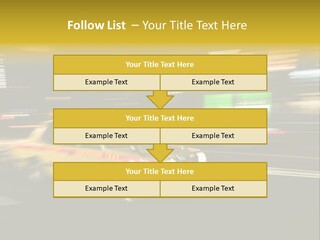 Yellow Taxi Shibuya District Backgrounds PowerPoint Template
