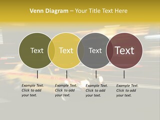 Yellow Taxi Shibuya District Backgrounds PowerPoint Template