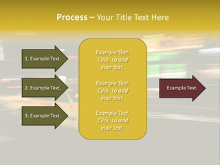 Yellow Taxi Shibuya District Backgrounds PowerPoint Template