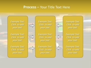 Yellow Taxi Shibuya District Backgrounds PowerPoint Template