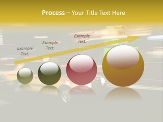 Yellow Taxi Shibuya District Backgrounds PowerPoint Template