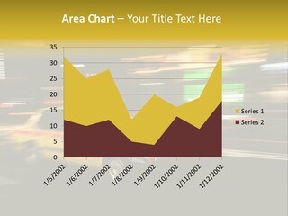 Yellow Taxi Shibuya District Backgrounds PowerPoint Template