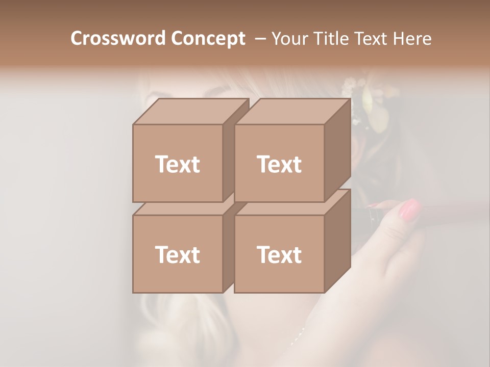 Hand Community Boy PowerPoint Template