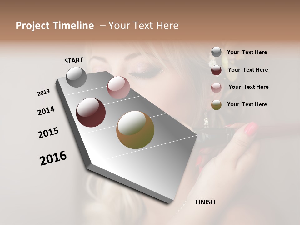 Hand Community Boy PowerPoint Template