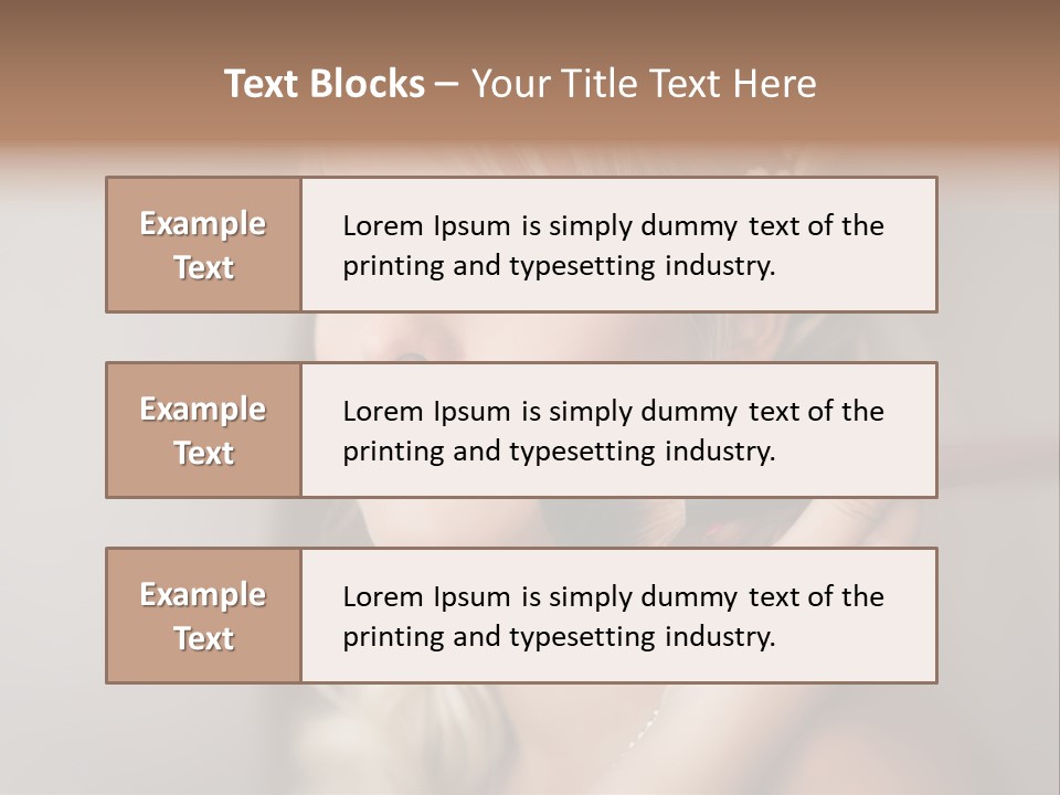 Hand Community Boy PowerPoint Template