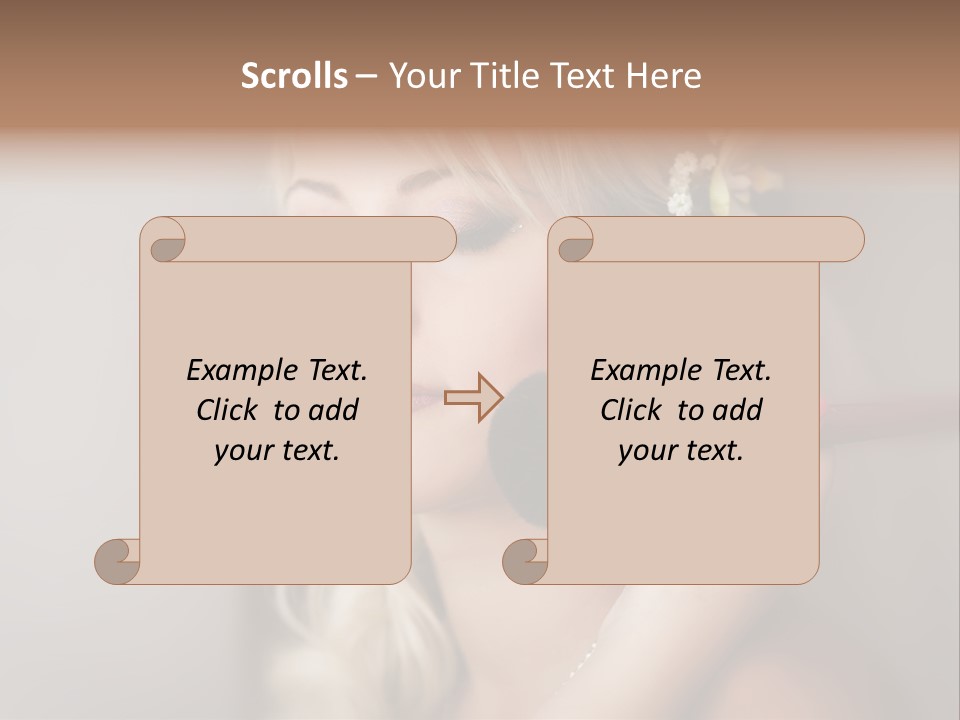 Hand Community Boy PowerPoint Template