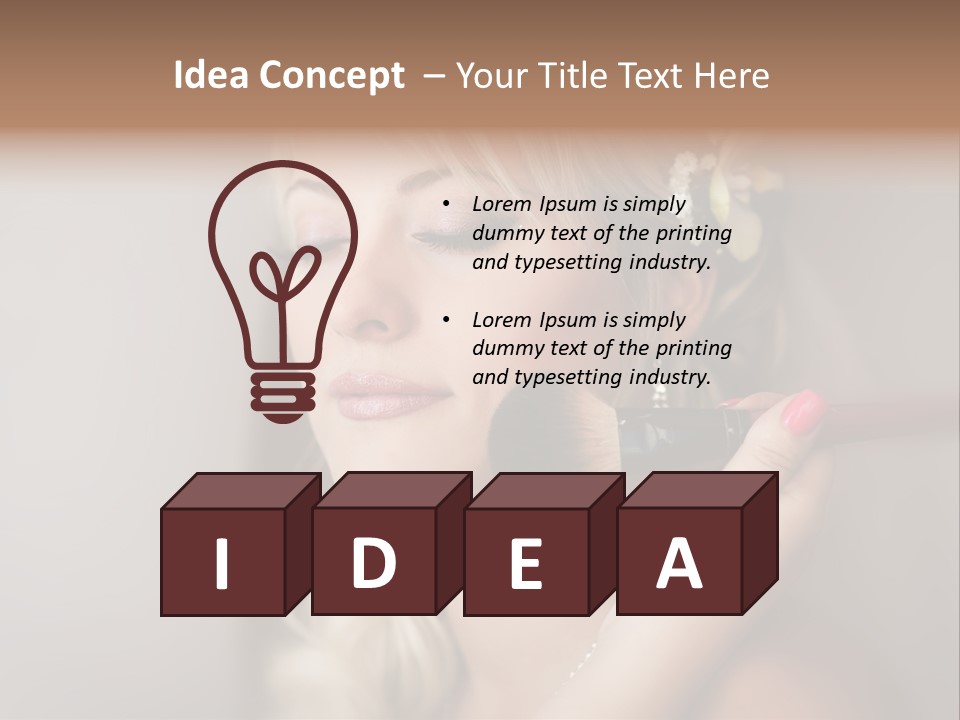 Hand Community Boy PowerPoint Template