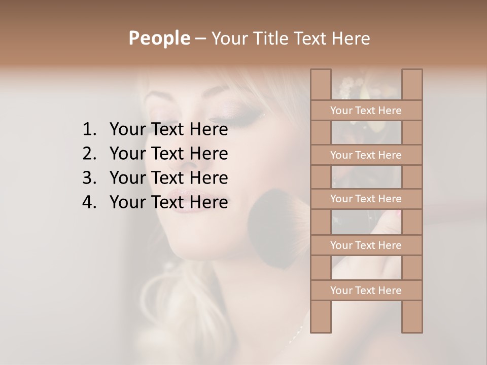 Hand Community Boy PowerPoint Template