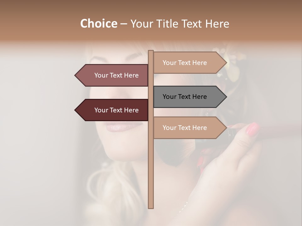 Hand Community Boy PowerPoint Template