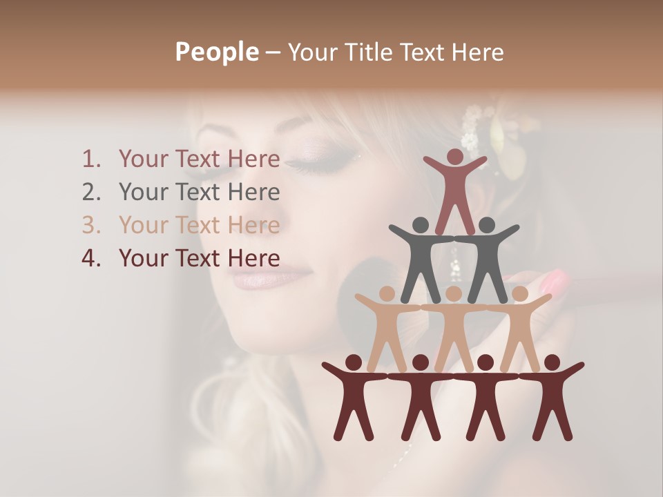 Hand Community Boy PowerPoint Template