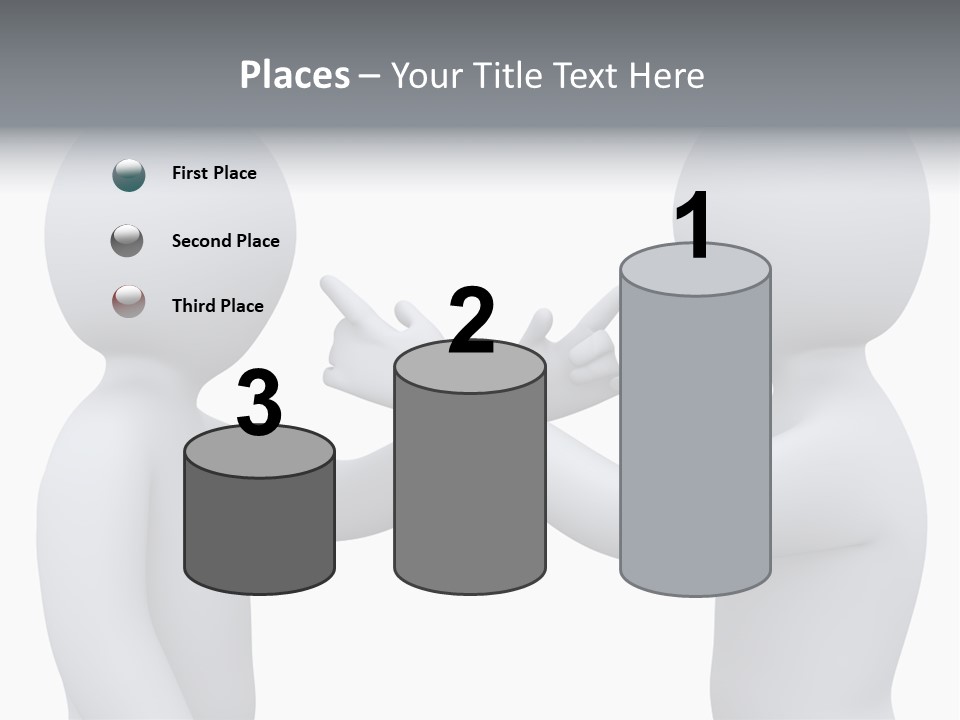 Opposite Pointing Competing PowerPoint Template