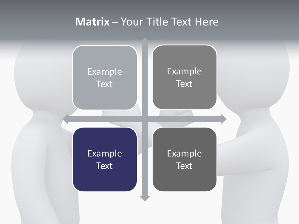 Opposite Pointing Competing PowerPoint Template