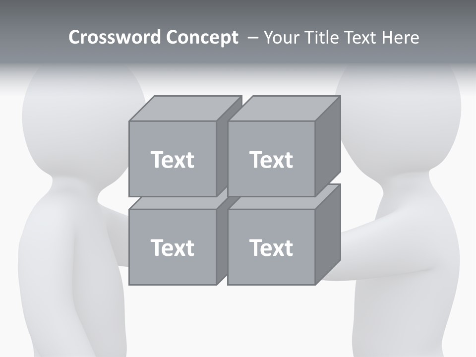 Opposite Pointing Competing PowerPoint Template