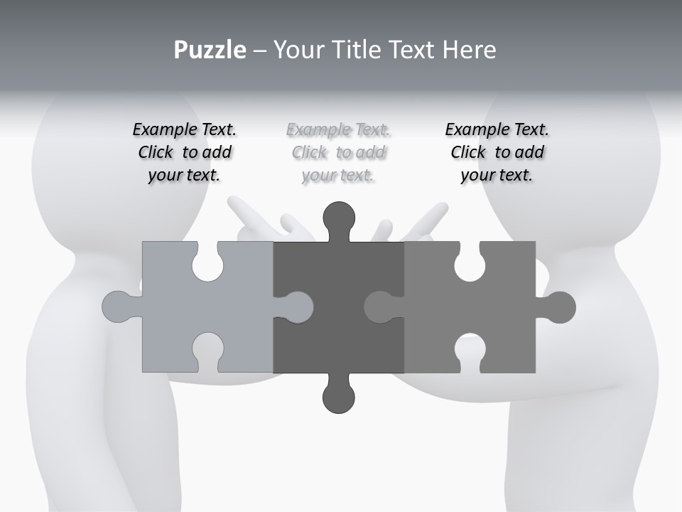 Opposite Pointing Competing PowerPoint Template