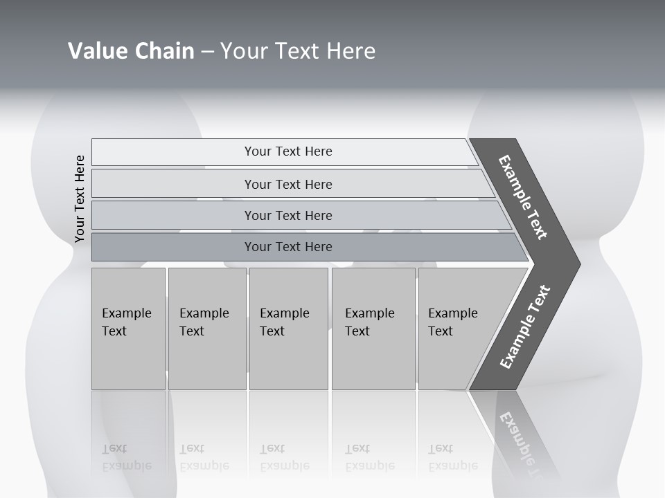 Opposite Pointing Competing PowerPoint Template