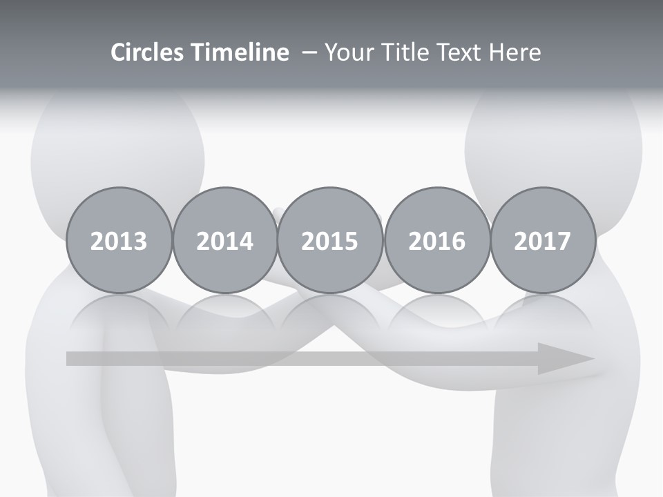 Opposite Pointing Competing PowerPoint Template