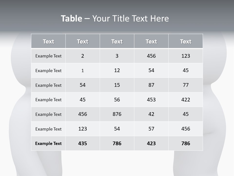 Opposite Pointing Competing PowerPoint Template