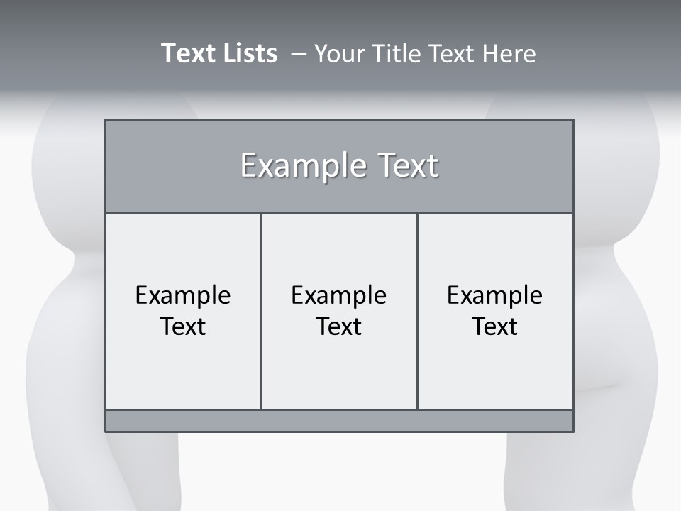 Opposite Pointing Competing PowerPoint Template