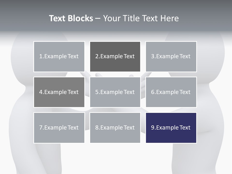 Opposite Pointing Competing PowerPoint Template