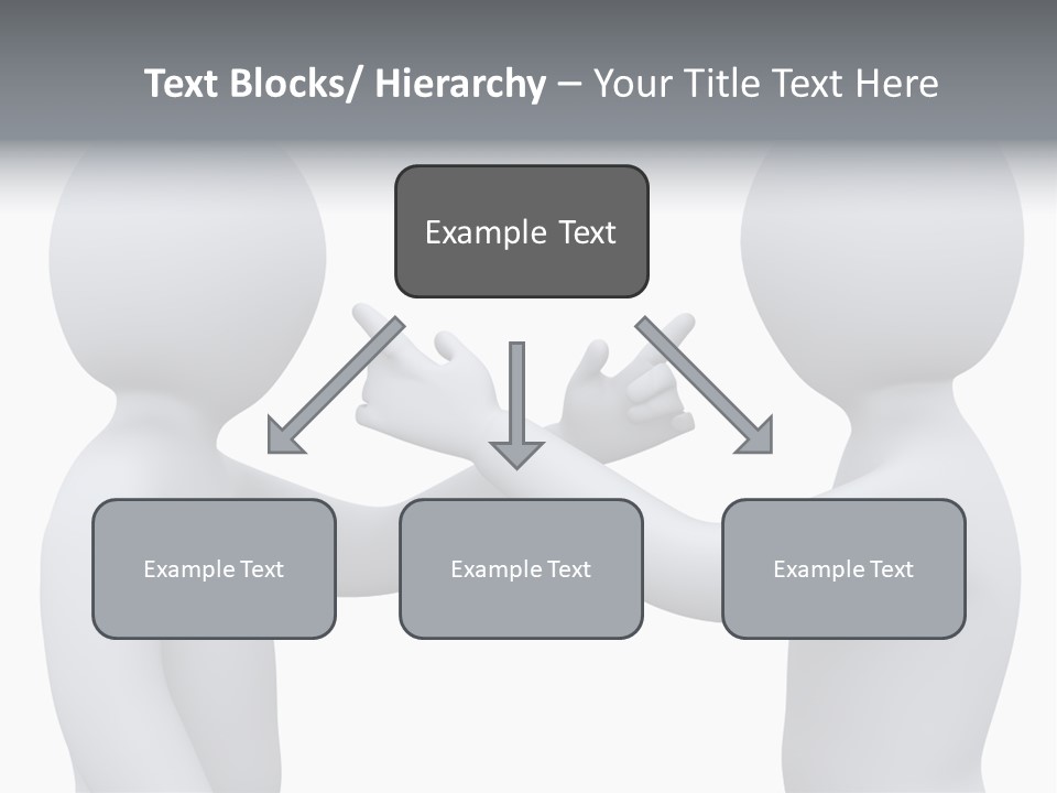 Opposite Pointing Competing PowerPoint Template