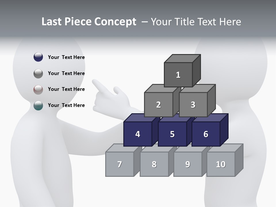 Opposite Pointing Competing PowerPoint Template