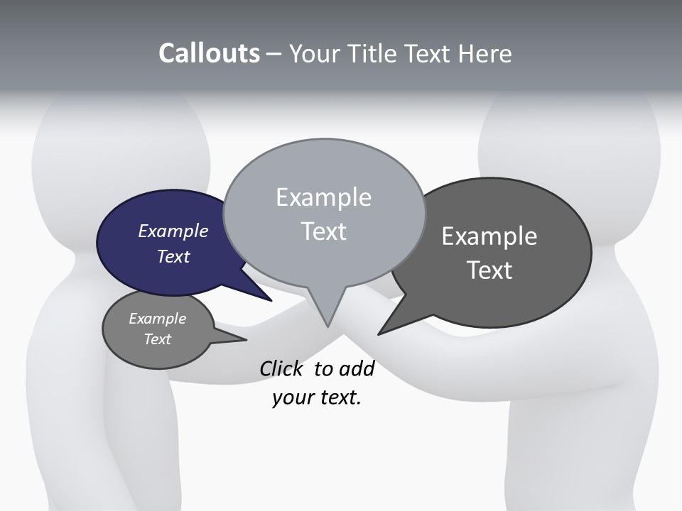Opposite Pointing Competing PowerPoint Template
