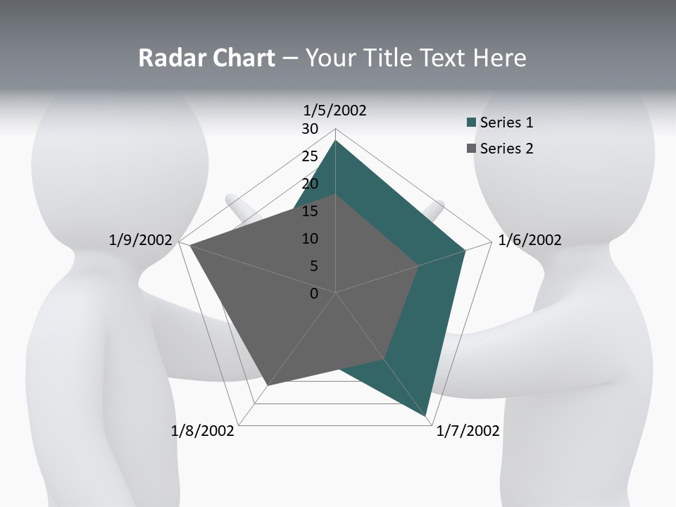 Opposite Pointing Competing PowerPoint Template
