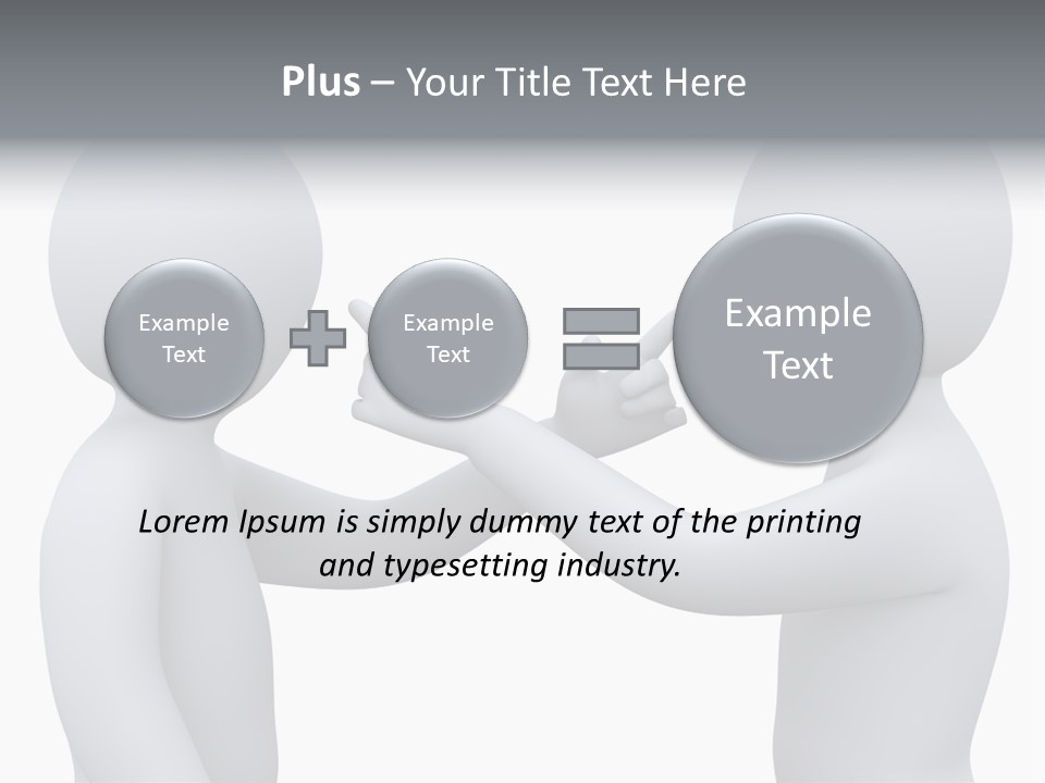 Opposite Pointing Competing PowerPoint Template