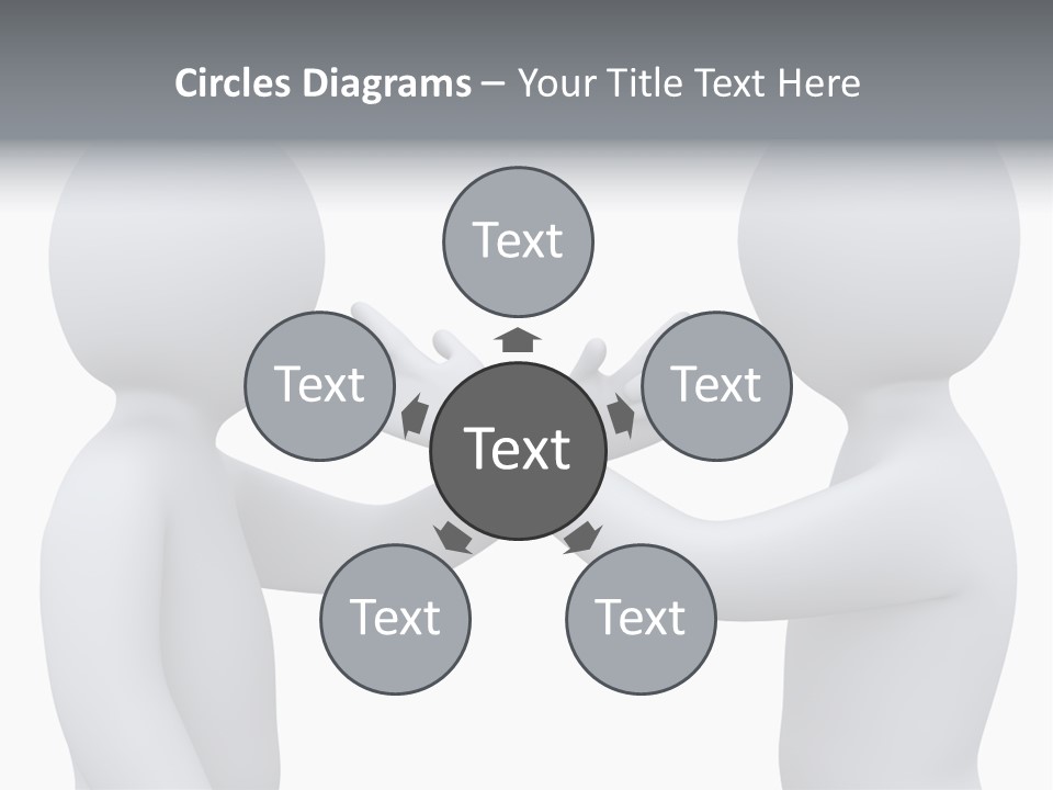 Opposite Pointing Competing PowerPoint Template