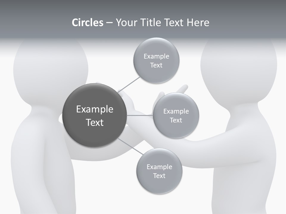 Opposite Pointing Competing PowerPoint Template