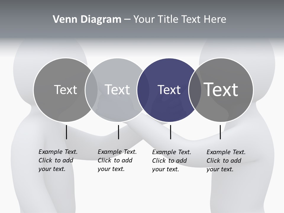 Opposite Pointing Competing PowerPoint Template