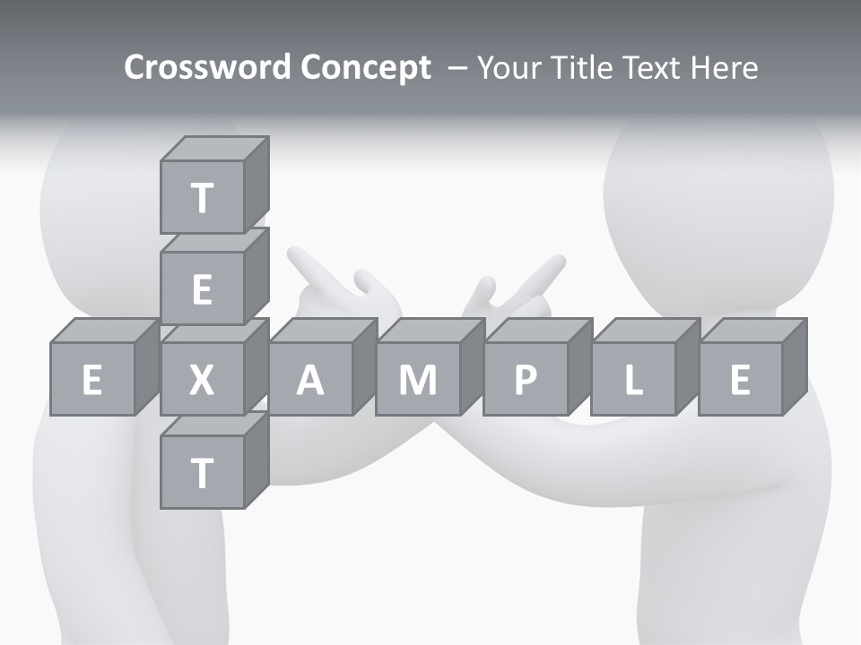 Opposite Pointing Competing PowerPoint Template