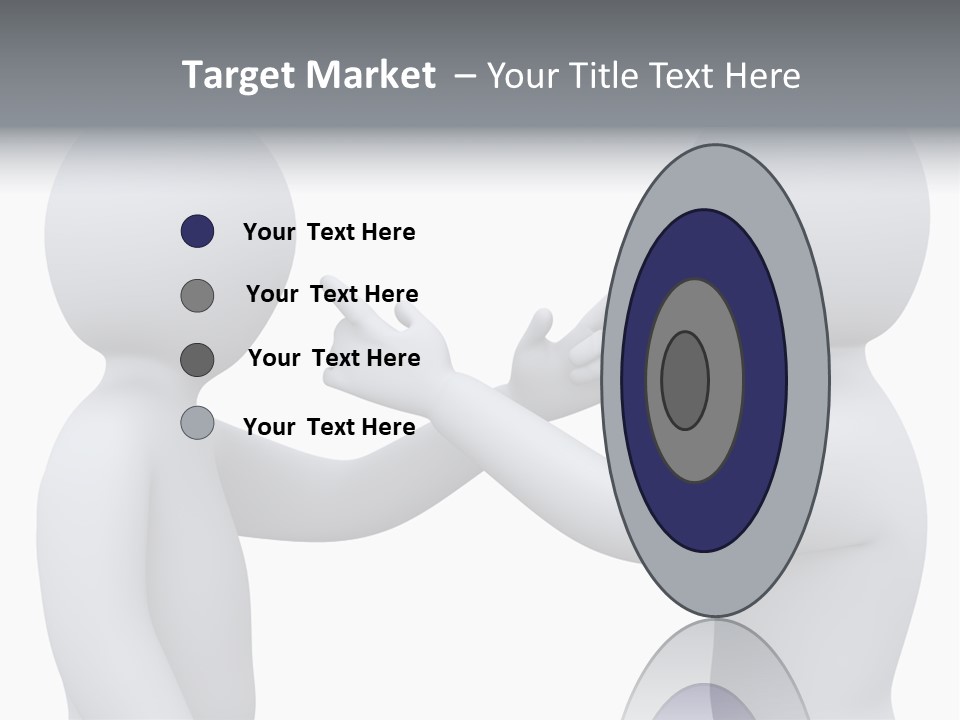 Opposite Pointing Competing PowerPoint Template