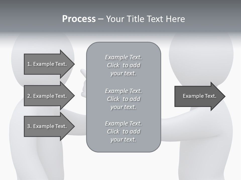 Opposite Pointing Competing PowerPoint Template