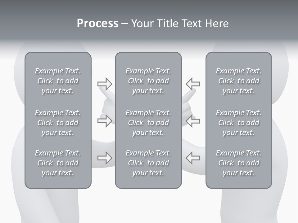 Opposite Pointing Competing PowerPoint Template