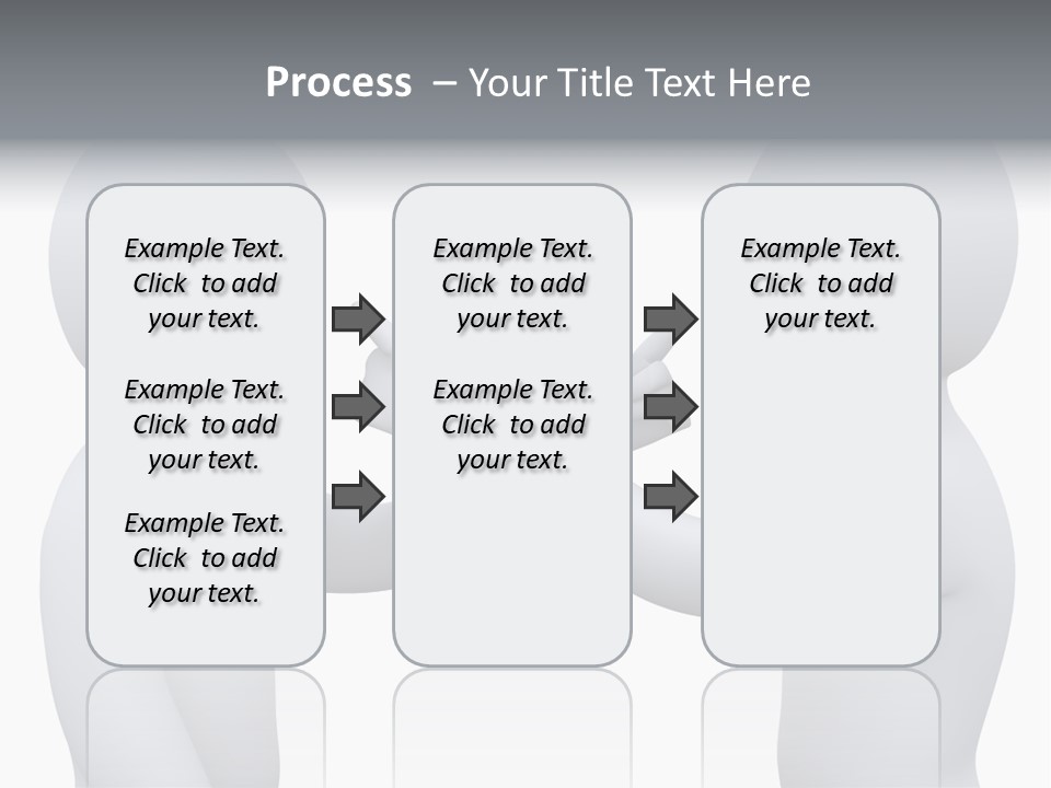 Opposite Pointing Competing PowerPoint Template