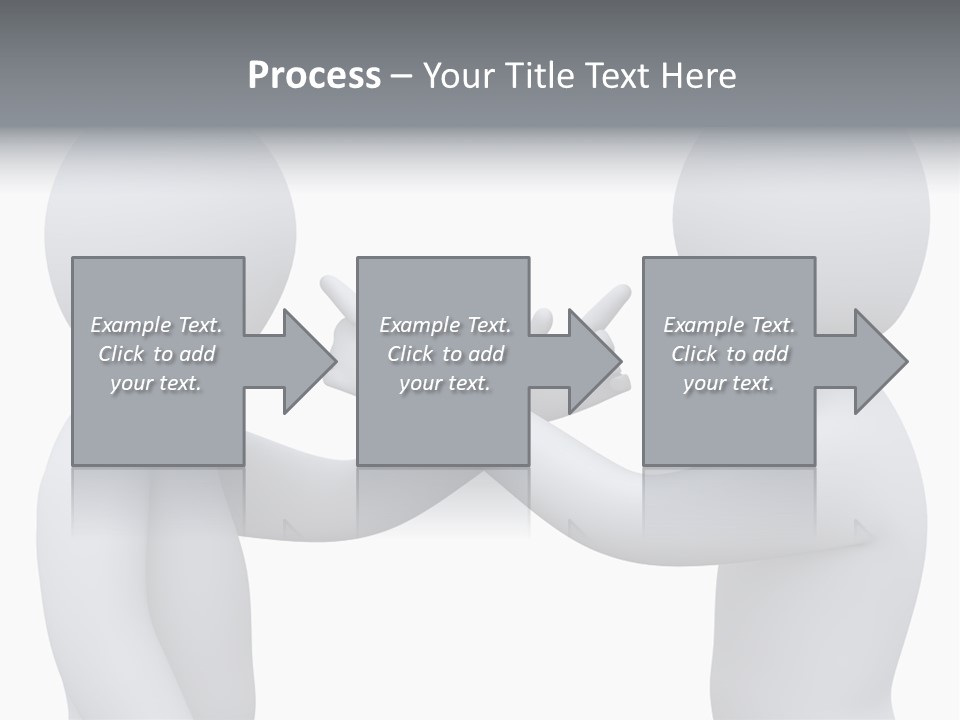 Opposite Pointing Competing PowerPoint Template