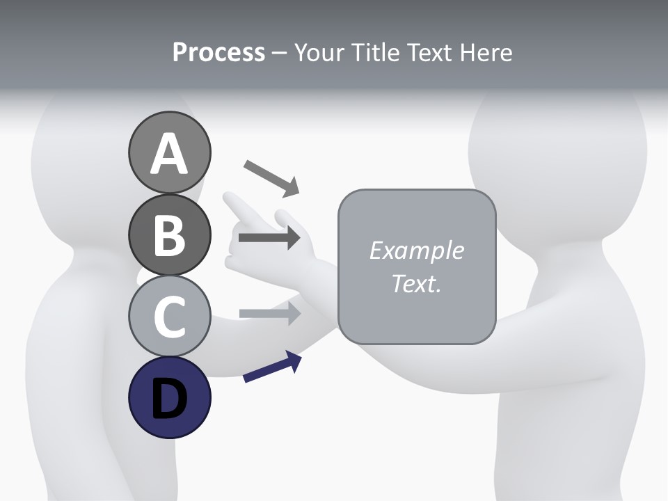 Opposite Pointing Competing PowerPoint Template