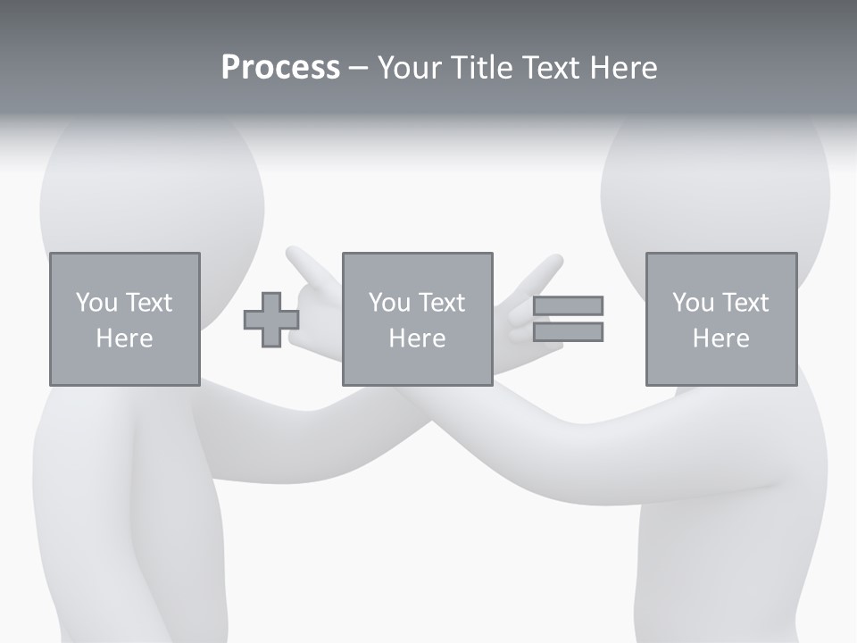 Opposite Pointing Competing PowerPoint Template