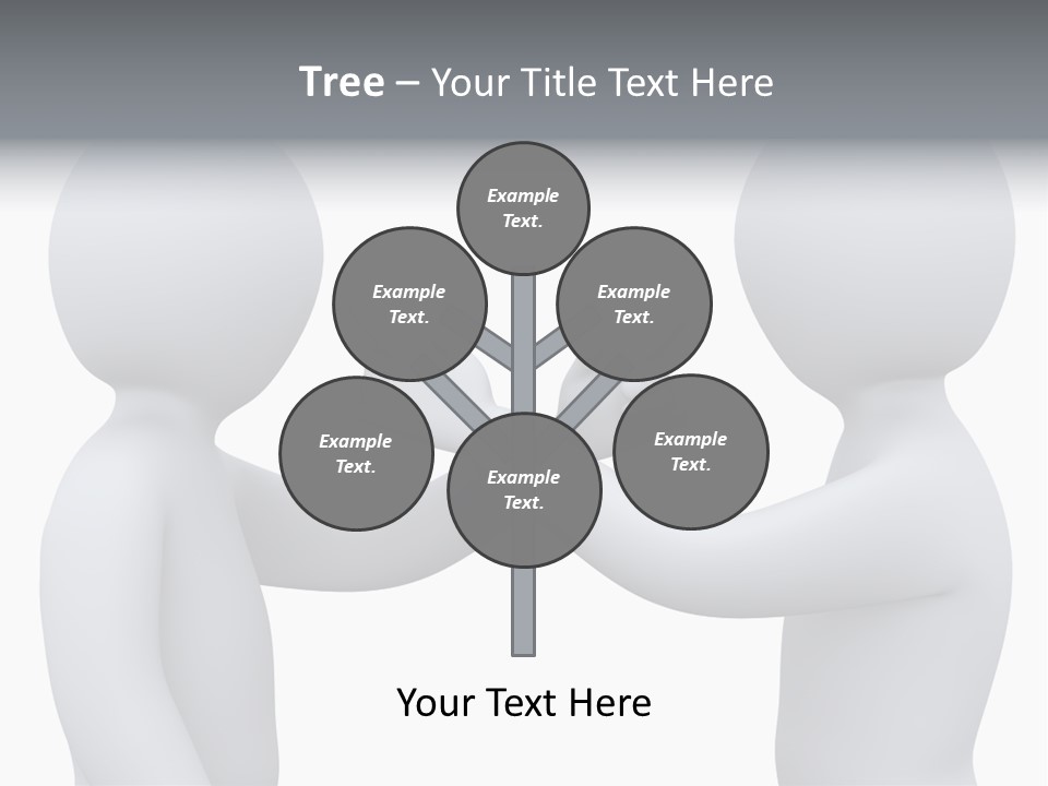 Opposite Pointing Competing PowerPoint Template