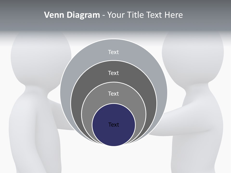 Opposite Pointing Competing PowerPoint Template