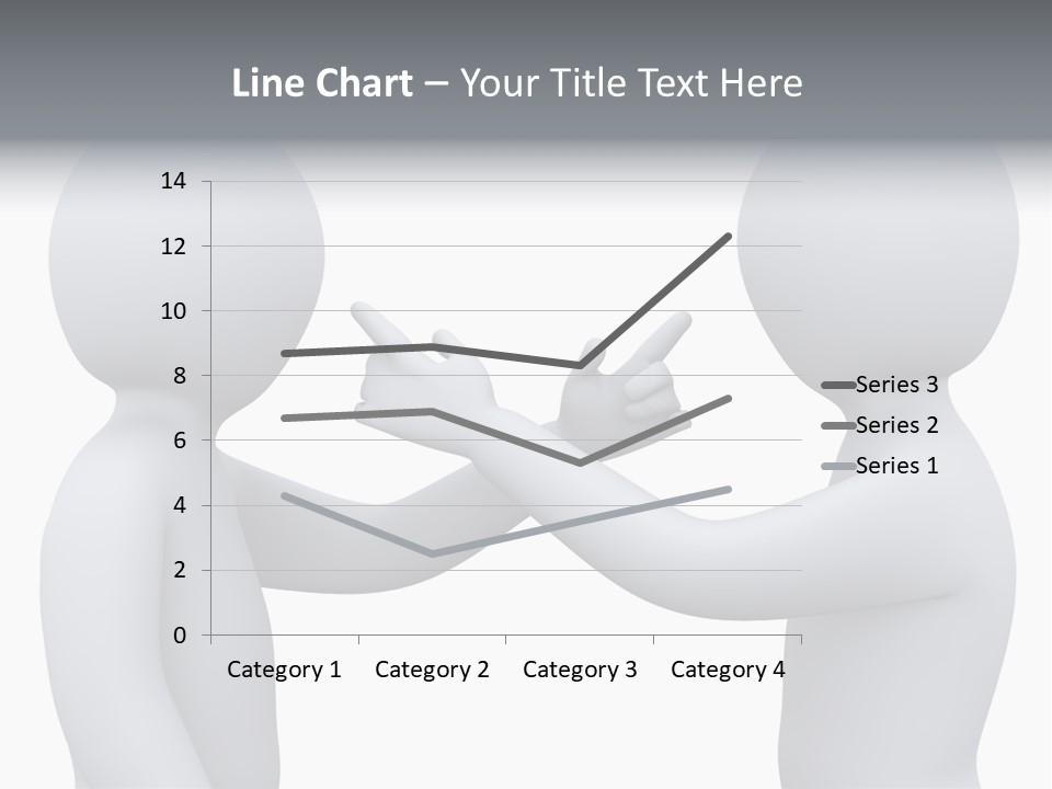 Opposite Pointing Competing PowerPoint Template