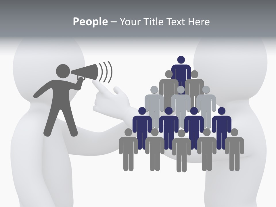 Opposite Pointing Competing PowerPoint Template