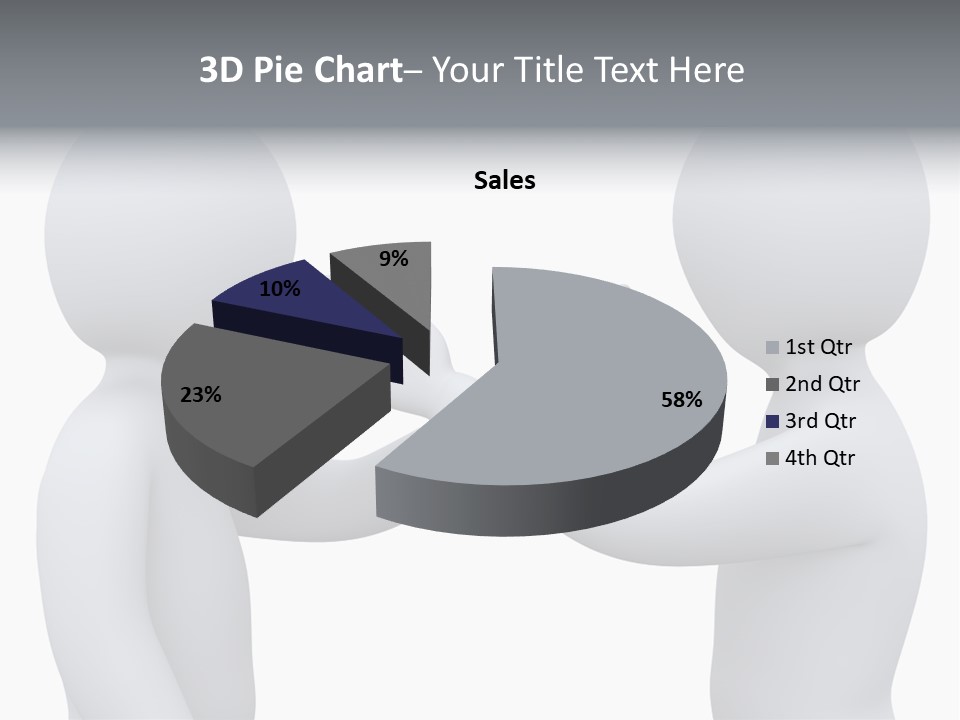 Opposite Pointing Competing PowerPoint Template