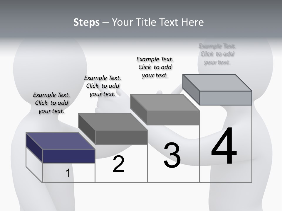 Opposite Pointing Competing PowerPoint Template