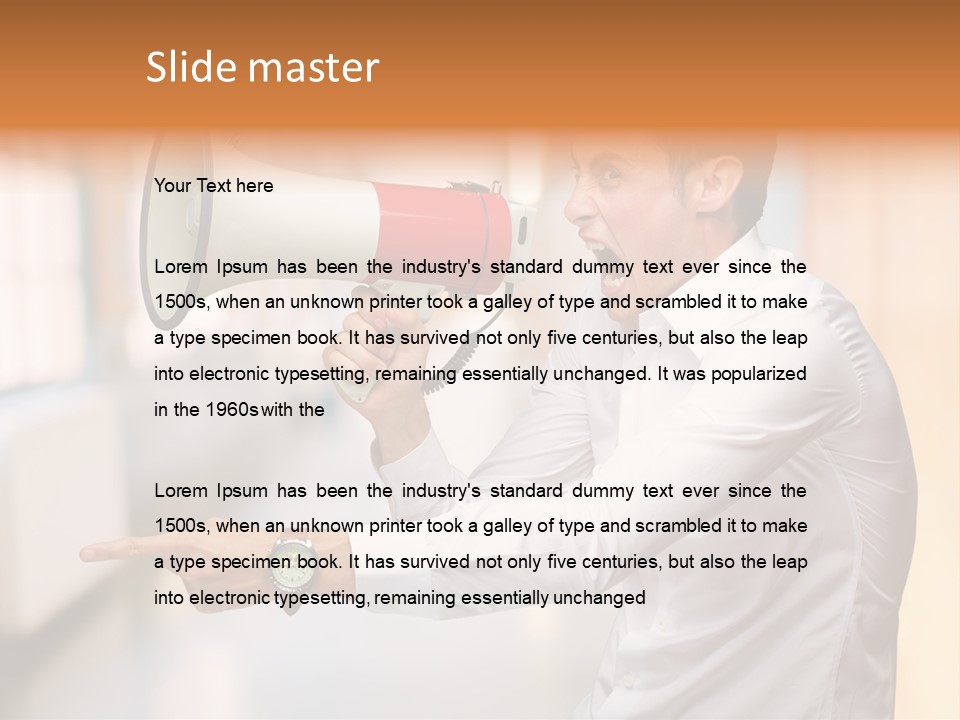 Energetic Concept One PowerPoint Template