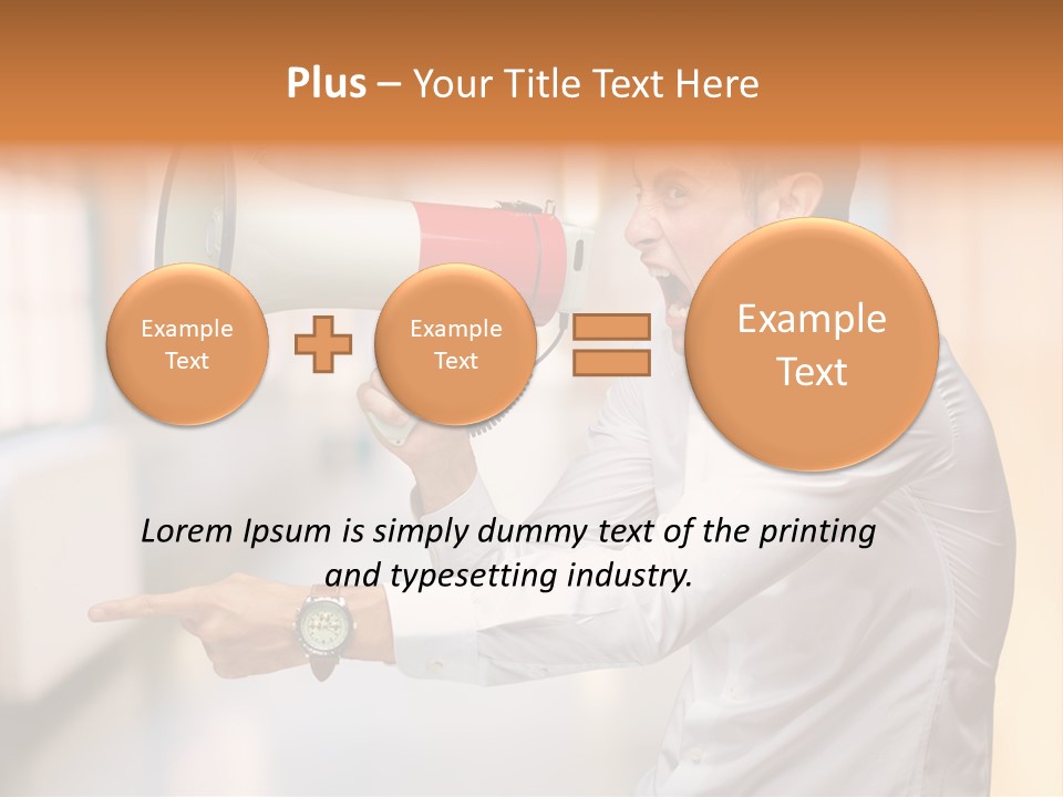 Energetic Concept One PowerPoint Template