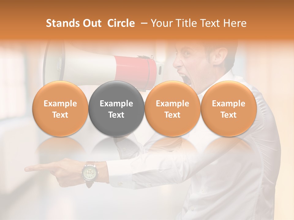 Energetic Concept One PowerPoint Template