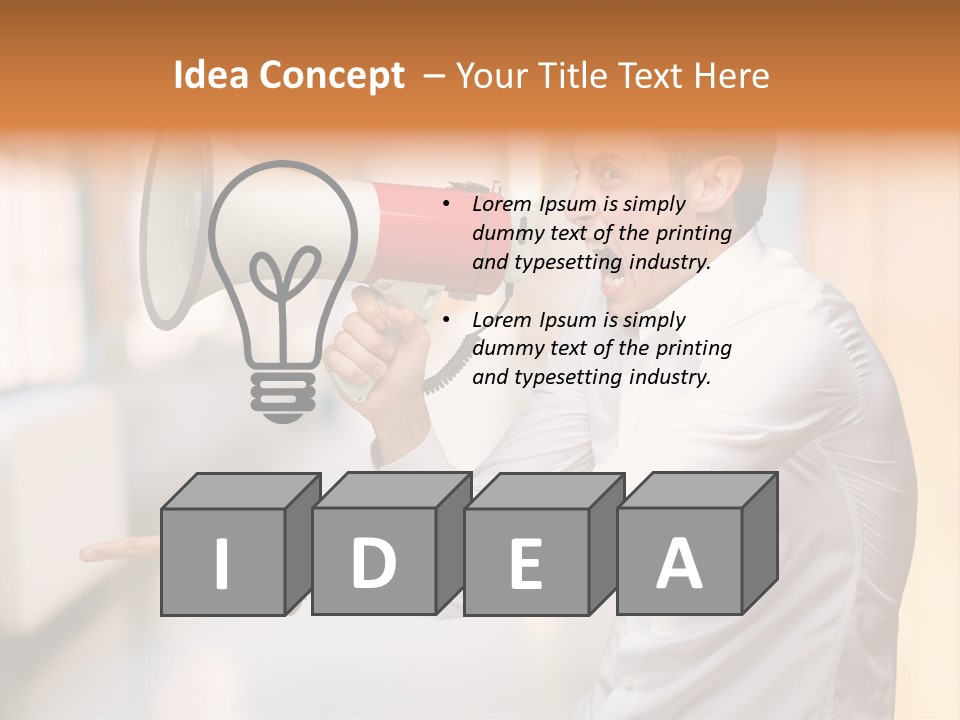 Energetic Concept One PowerPoint Template